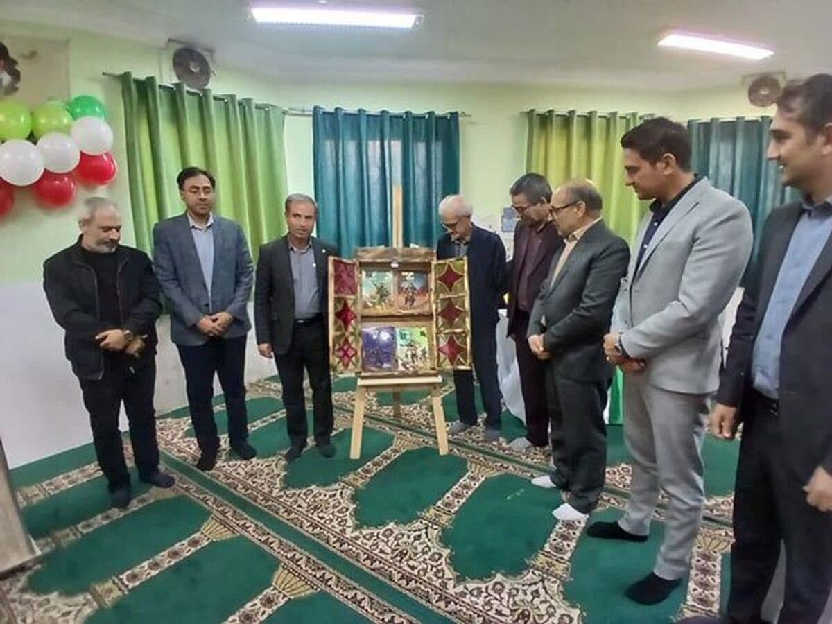 کمیک‌های « قهرمانان دفاع مقدس» در ایستگاه اول به مدرسه نرجس رسید