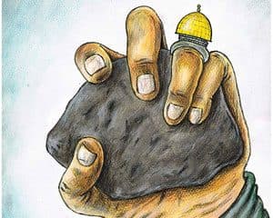 حمایت کارتونیست حوزه هنری از کودکان غزه