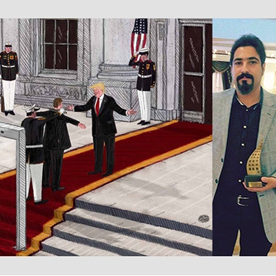 گفتوگو با برنده گرانترین جایزه کاریکاتور ایران: