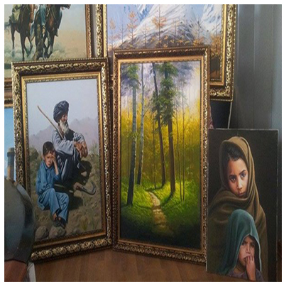 نقاشیهایم مرهمی بر زخمهای افغانستان است - آرزو دارم آثارم در ایران