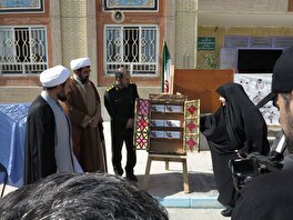 زنگ نقالان سوره خورشید با اجرای 100 پرده شهدای خراسان شمالی نواخته ‌شد